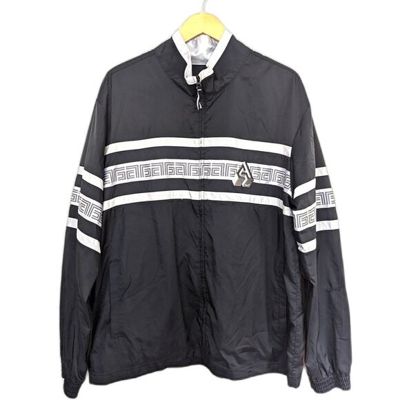 Nike Giannis Antetokounmpo Greek Track Jacket Black Size L - Picture 1 of 10